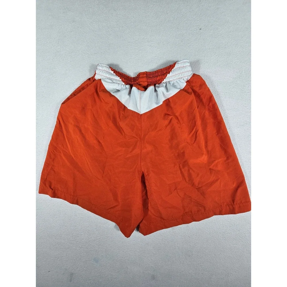 Nike‎ Team Dri-FIT Athletic Shorts Orange Mesh Lined Women Small 107531